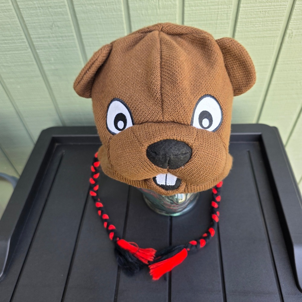 ZooZatz Oregon State Beavers Youth One Size Brown Animal Mascot Beanie Hat